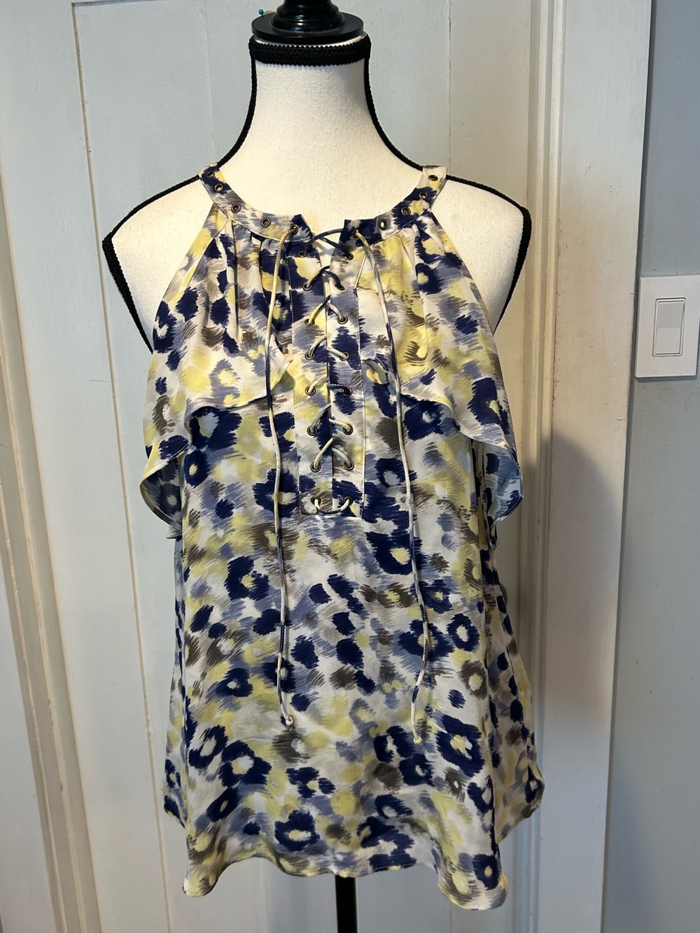 Parker silk sleeveless blouse - Picture 2 of 9